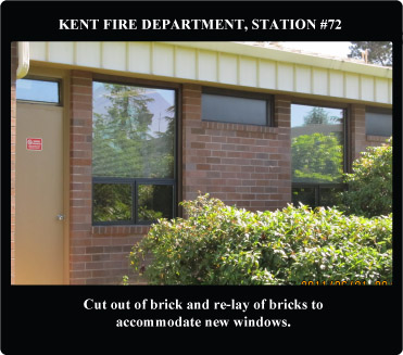 Kent Fire Department Station #72 New Windows